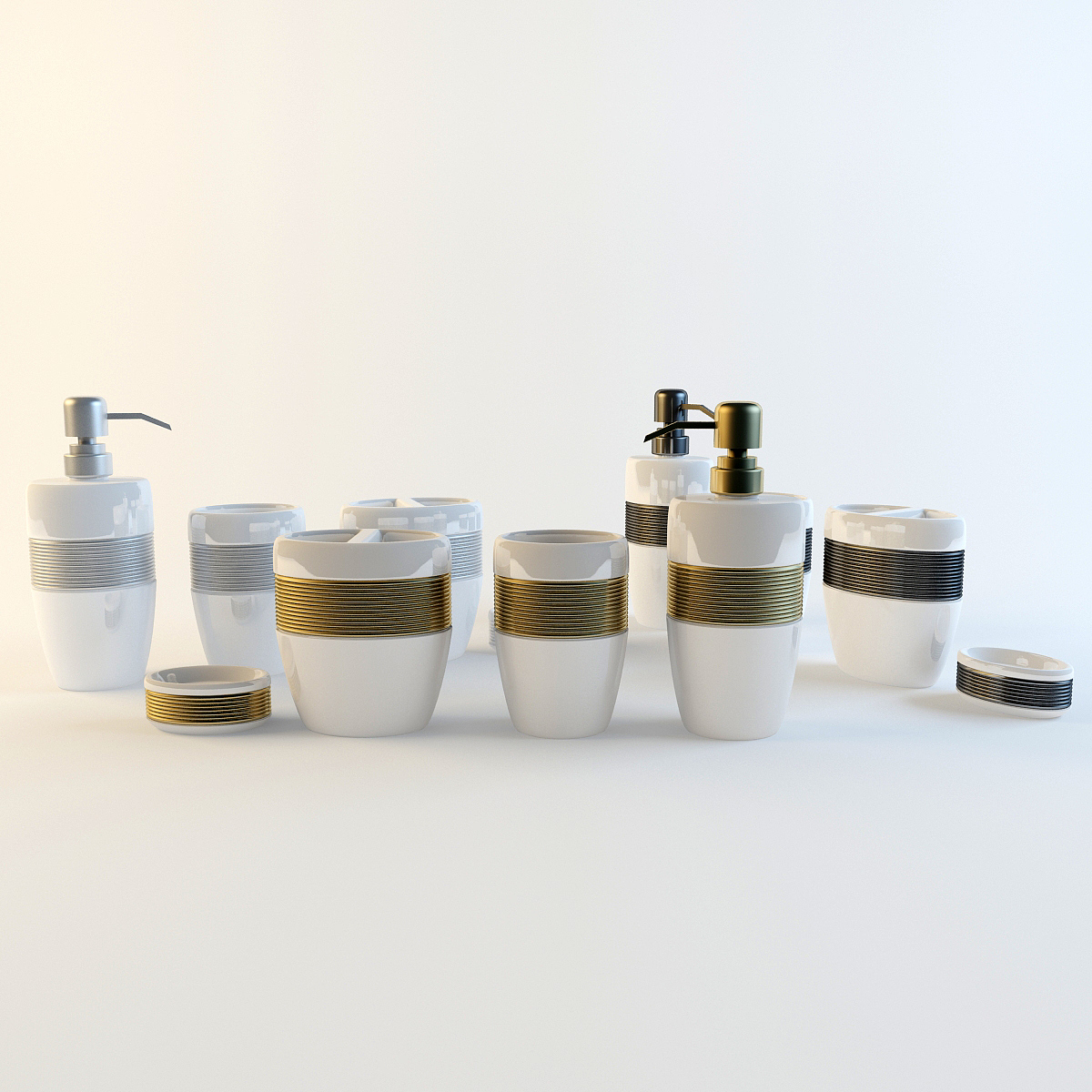 3D printing，Model rendering，Sanitary washing set box，